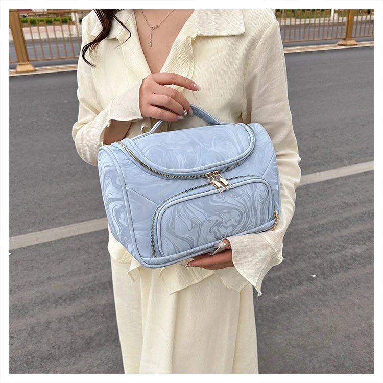 2025 New Luxury Portable Makeup Bag Cosmetics Storage Cases Large Capacity Organizer Travel Toiletry Wash Bag Multifunction Bags