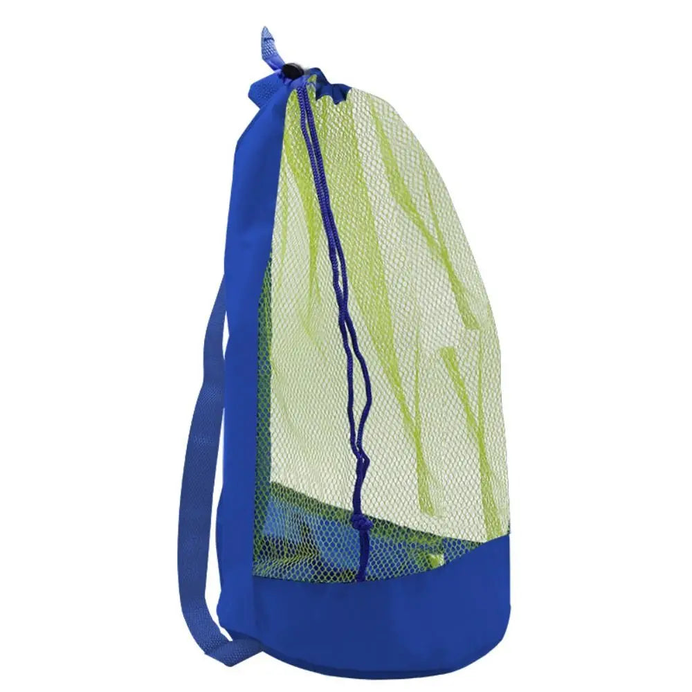 Waterproof Bags Large Capacity Beach Bag Foldable Portable Mesh Storage Bag Breathable Adjustable Clasp Swimming Backpack Travel