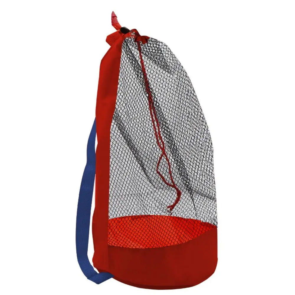 Waterproof Bags Large Capacity Beach Bag Foldable Portable Mesh Storage Bag Breathable Adjustable Clasp Swimming Backpack Travel