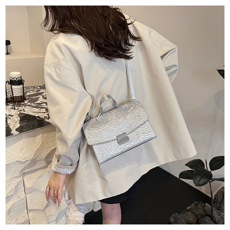 ‌2025 New Luxury Handbag - Crossbody/Shoulder Purse, Premium Leather Square Bag for Women, Stylish & Versatile Daily Accessory
