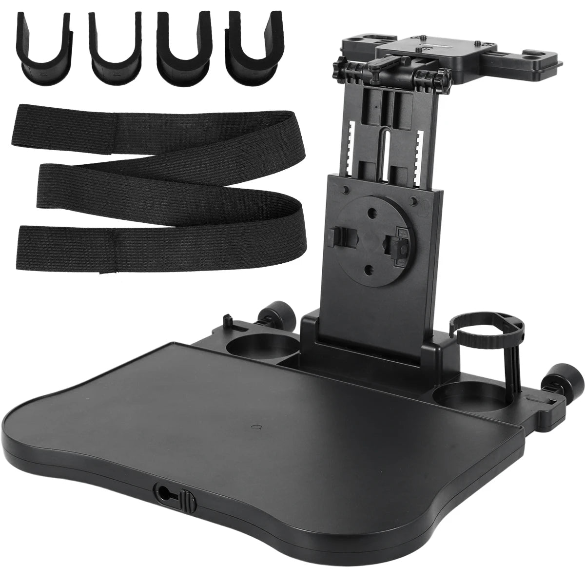 Car Backseat Tray Table Foldable Seat Back Laptop Desk Auto Back Seat Organizer Vehicle Eating Food Tray Car Phone Holder