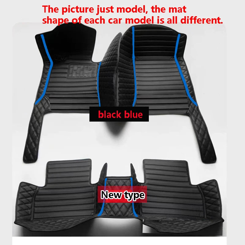 Car Floor Mats For Ford F-150 F150 F 150 4 Doors 2021 2020 2019 2018 2017 2016 2015 Interior Accessories Carpets Auto Styling