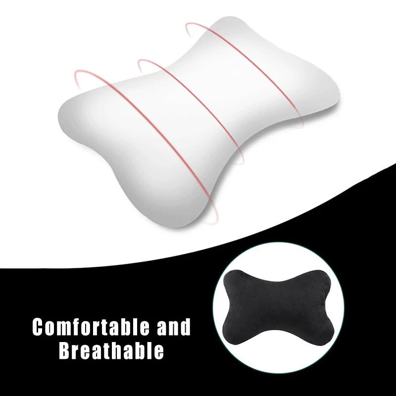 Car Headrest Neck Pillow Seat Belt Shoulder Pad For Skoda Octavia Fabia Rapid Kamiq Scala Kodiaq Superb VisionS Yeti Karoq Enyaq