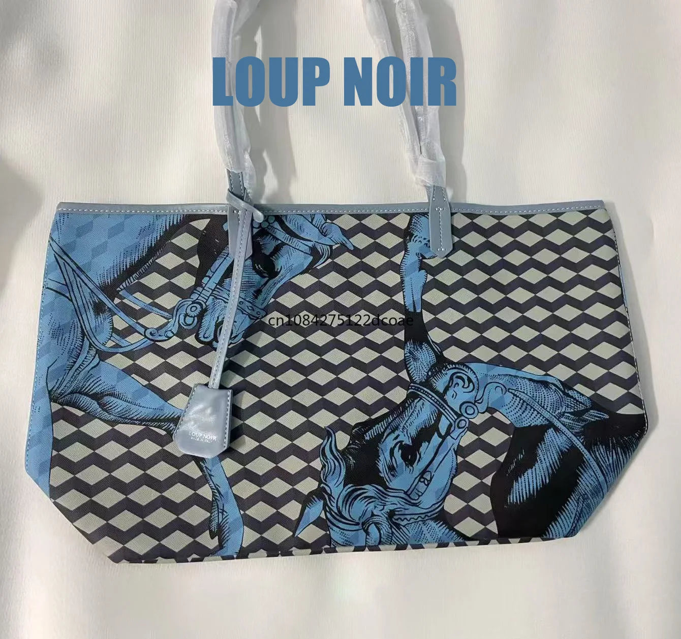 NEW LOUP NOIR Tote Bag for Women Shoulder Women Bags High Quality Famous Brands Bag Casual Totes Large Capacity Horse Noir Bag