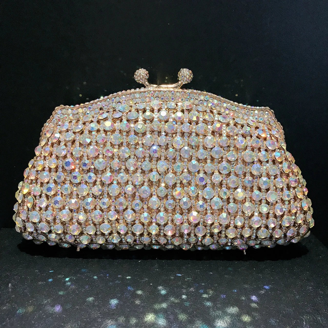 Women Pink Gold Silver Red Green Blue Purple Clutches Wedding Bridal Crystal Bag Banquet Hollow Purse Diamond Party Gala Handbag