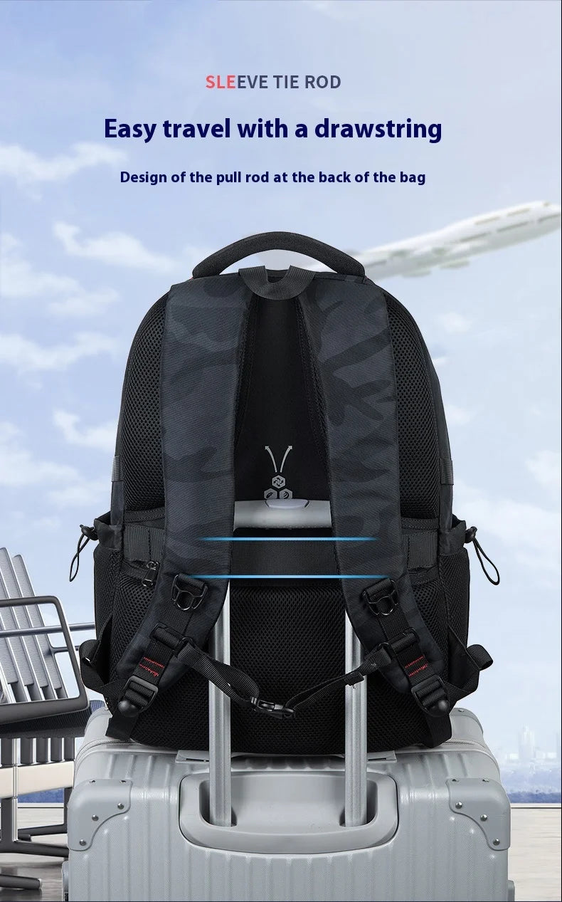 Backpack Primary School Middle School Students High School Bags Large Capacity Ultra-light Load Reduction Outdoor Travel Busines