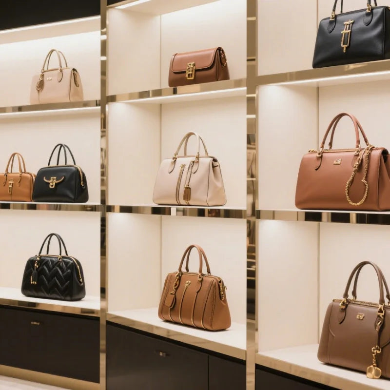 Luxury Designer Leather Shoulder Bag For Women Elegant Crossbody Handbags Ladies Tote Purse Classic Fashionable Brand