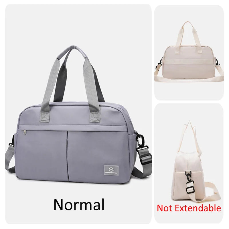 Extendable Travel Handbag Large Multi-layer Duffle Bag Travelling Luggage Storage Pack Bags Weekend Flight Carry On Handbag