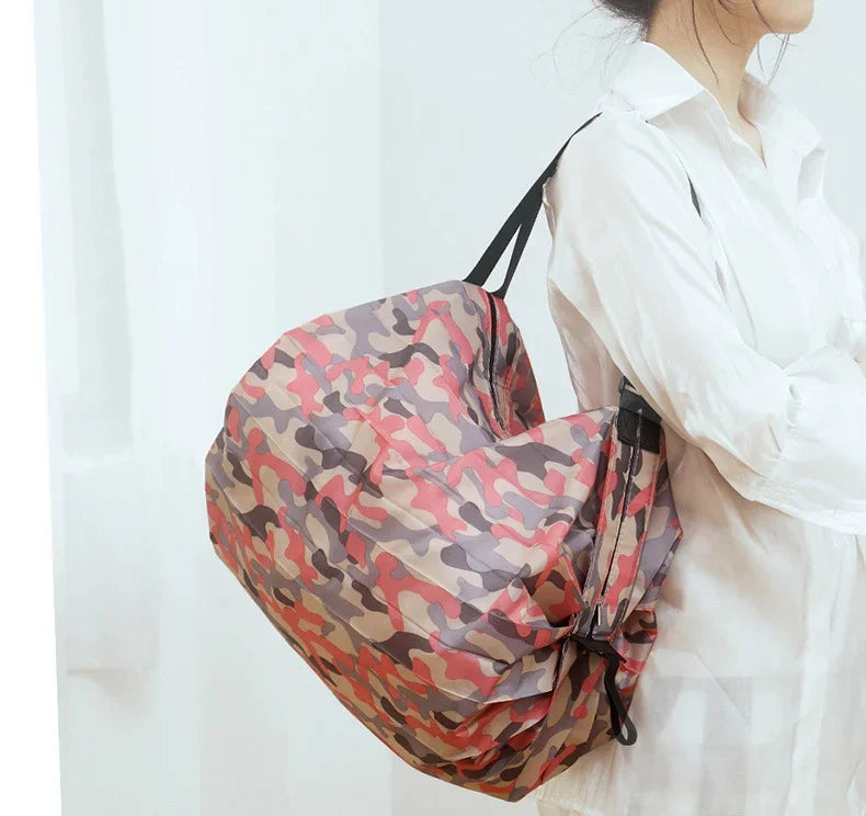 Women Shopper Bag Japanese Large Folding Tote Bag Travel Organizer Eco Shopping Bags Lady Market Bag Mujer Foldable Pouch Bolsos