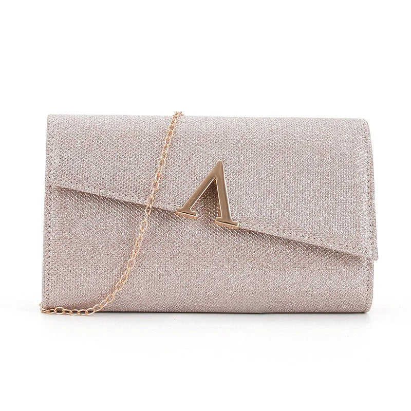Luxury Designer Evening Bags for Women Glitter Handbag Elegant Party Bag with Chain Strap Women's Handbags Sequin Clutch Wallets