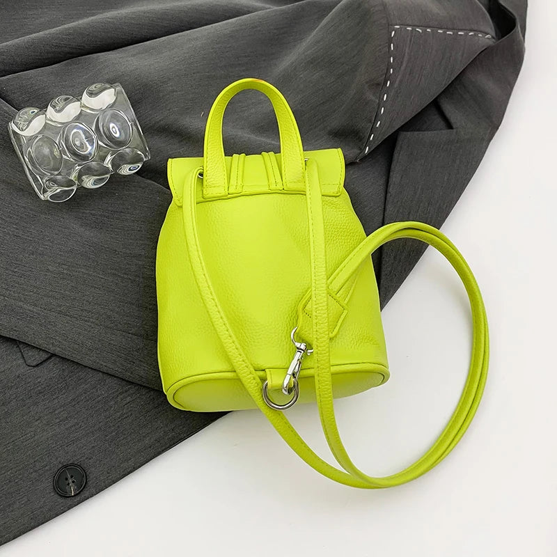 Korean Fashion Backbag Casual Travel Bag Classic Flower Backpack 2024 Pu Leather Women Bags Foreign Trade Bag Women'S Backpack