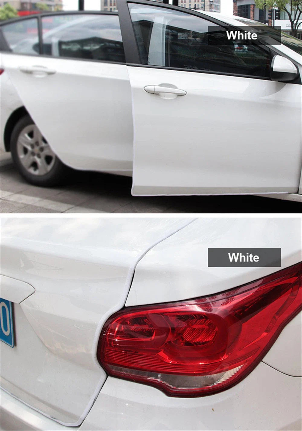Car Door Protector Edge  With Steel CarstylingScratch Strip Guard Trim Automobile Door Noise reduction Anti Collision Protection