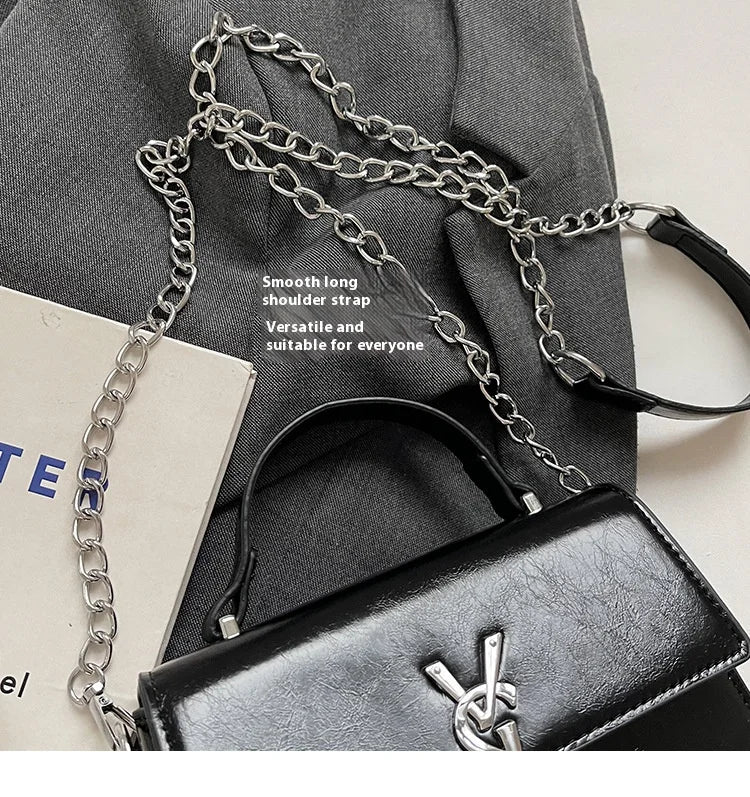 Designer style bag - 2025 hit product - Retro high-end evening bag Classic and versatile chain strap crossbody small square bag