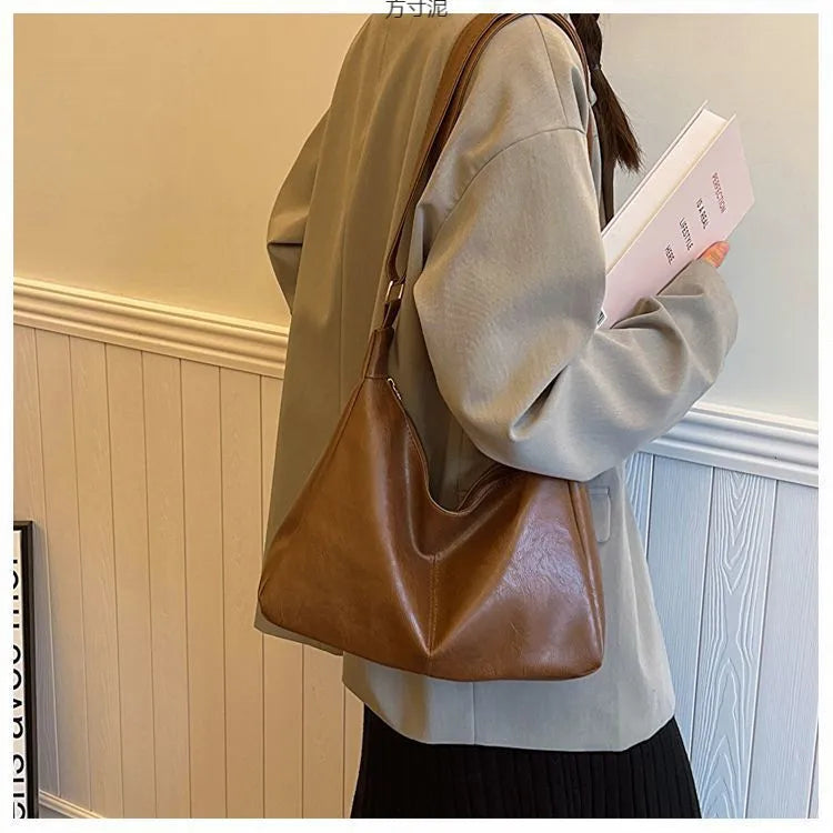 Women's Large Capacity Tote Bag Handbag & Crossbody Bag Versatile for Work, Travel, Everyday Use - Durable & Easy-Clean Handbags