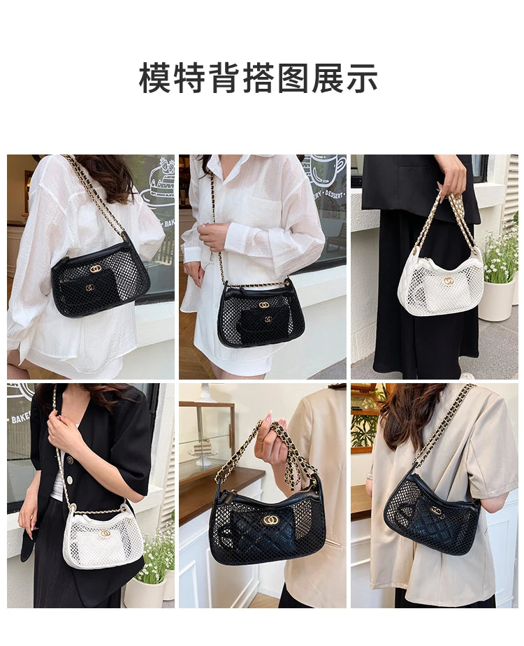 Stylish Leather Messenger Bag - Women's Crossbody Shoulder Handbag with Multiple Pockets Luxury Brand