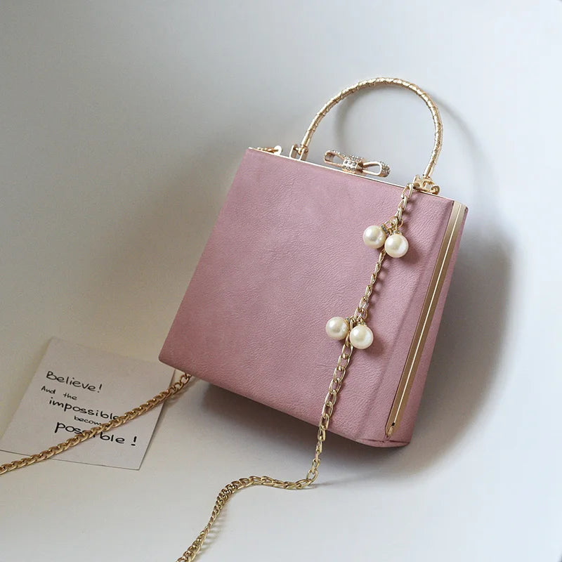 Luxury Angel Female Handbags Fashion Pearl Women Bag Cross Body Brand Leather Women Shoulder Bag Ladies Hand Bags Sac A Main