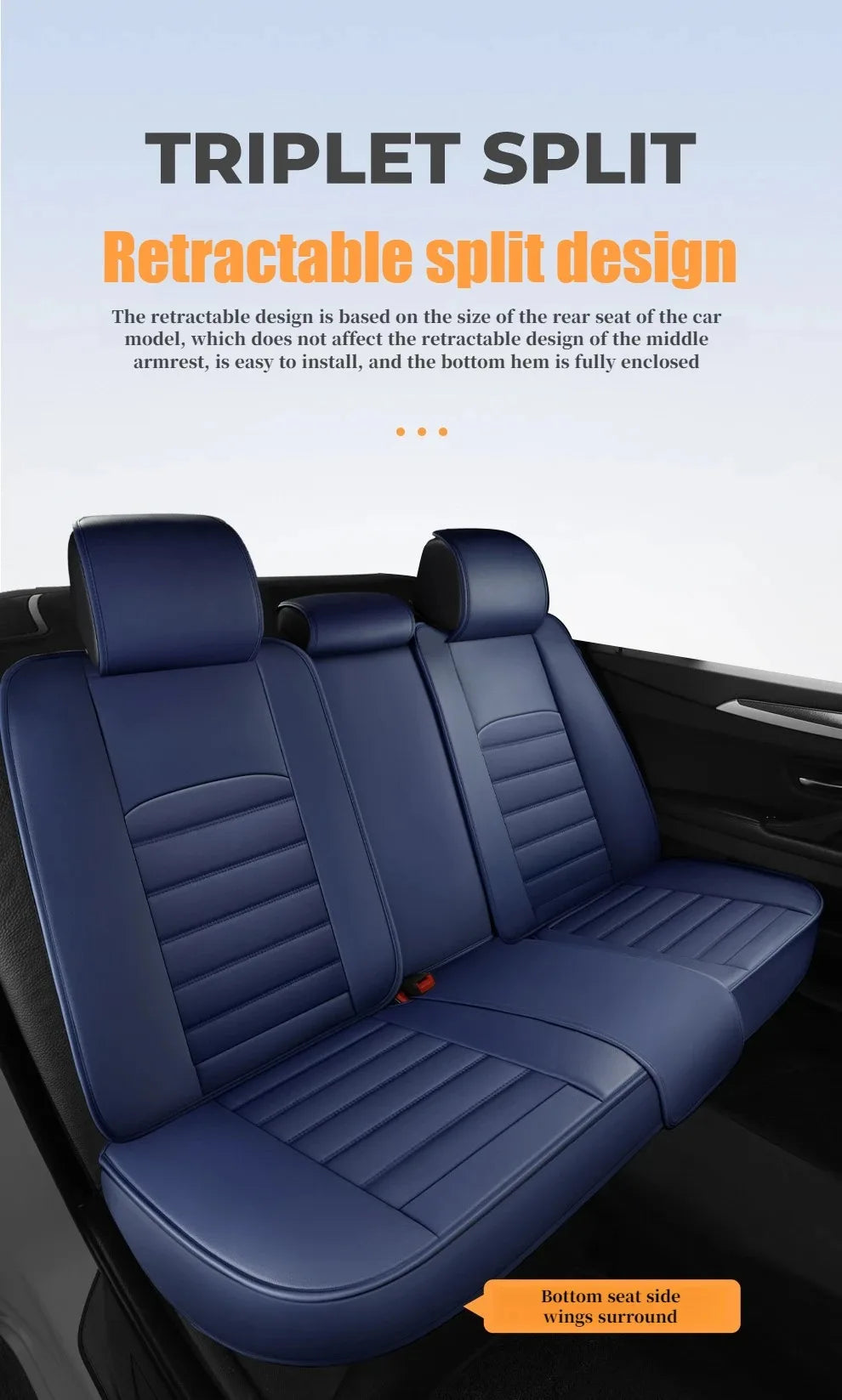 Ultra-Comfy & Durable Full-Wrap Leather Car Seat Covers – Premium Craftsmanship, All-Season, Universal Fit for Most Vehicles