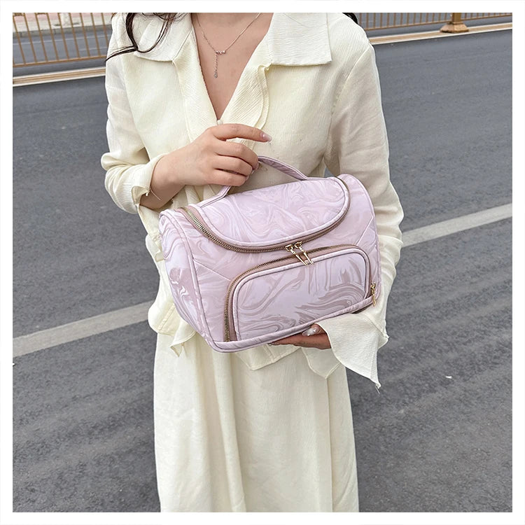 2025 New Luxury Portable Makeup Bag Cosmetics Storage Cases Large Capacity Organizer Travel Toiletry Wash Bag Multifunction Bags