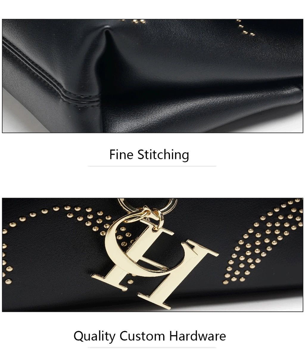 Luxury Women's Crossbody Bag Classic Gold Chain Hardware Accessories Women's Leather  Fashion Designer Women's Shoulder Bag