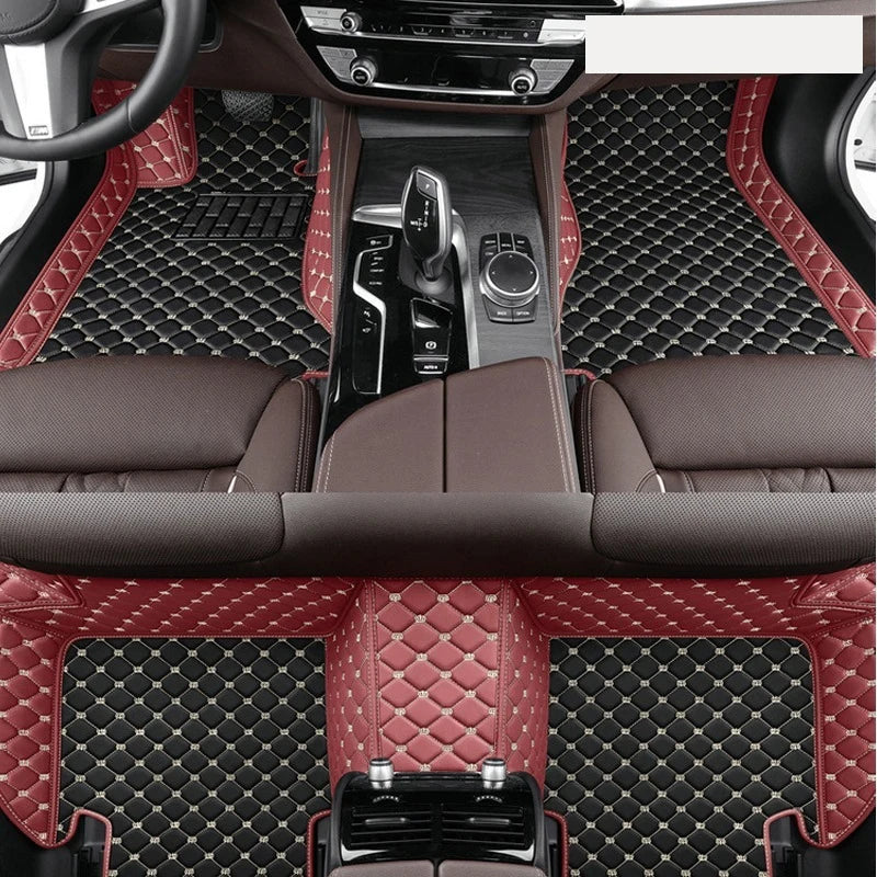 Car Floor Mats For Ford Fiesta Mk6 Mark VI Mk7 WS WT WZ 2009~2016 Anti-dirt Pads Car Carpet Non-slip Auto Rug Car Accessories