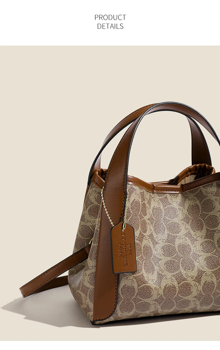 Premium Edition Women Crossbody Bag Luxury Vintage Leather Handbag High End Shoulder Tote Luxury Series