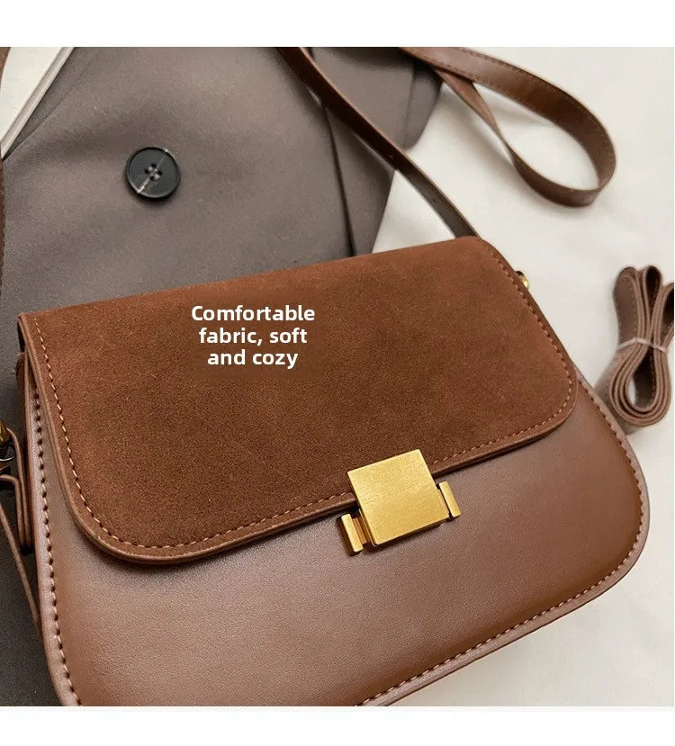 Fashionable Matte Ladies' Bag Versatile Crossbody Underarm Single Shoulder Bag Stylish Accessory for Casual Travel