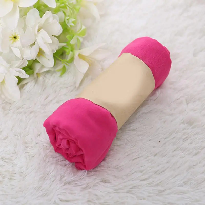 Muslim Hijab Muffler Scarf Women Candy Colored Cotton Linen Long Scarf Solid Color Soft Scarves Shawls High Quality 180*55cm