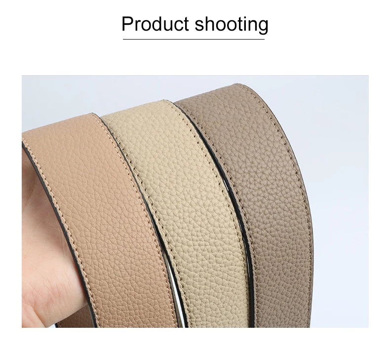 Luxury 3.8cm*58cm Leather Wide Single Shoulder Bag Strap Replacement Underarm Bag Strap Lady's Handbag Belt