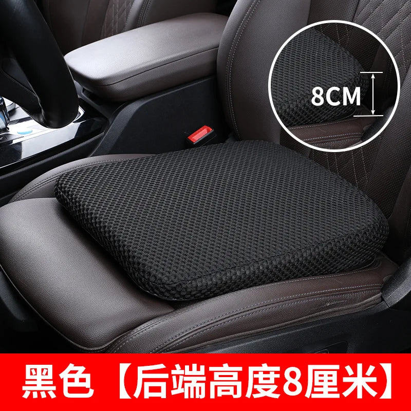 Car Booster Seat Cushion Heightening Height Boost Mat Breathable Portable Car Wedge Seat Pad Fatigue Relief Suitable For Cars