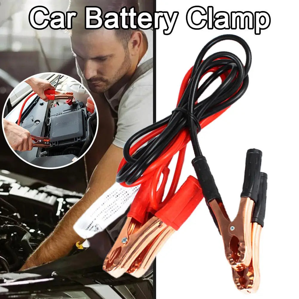 1.8 M 500A Car Battery Jump Cable Booster Cable Line Emergency Jump Starter Leads Van SUV Double-ended With Clamps Clips