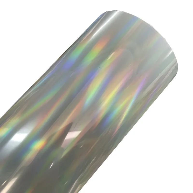 Premium Rainbow Holographic Clear Paint Protection Film Roll PPF Self Adhesive Decal Car Vinyl Wrap