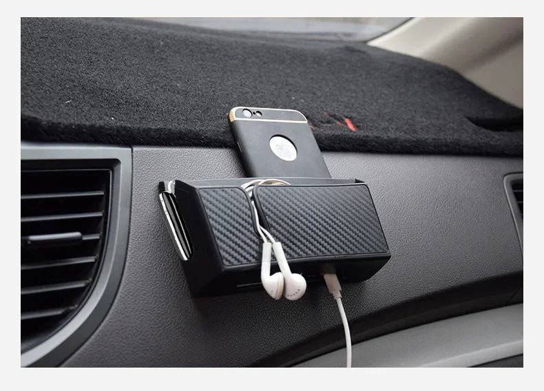 1PC Car Interior Seat Organiser Adhesive Multifunctional Holder Car Storage Organiser Mobile Phone Box Large Small Crevice Box