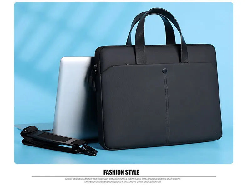Commuting Laptop Bag, 14 Inch And 15 Inch Waterproof Crossbody Bag, Hand-held Briefcase, File Bag, Conference Materials Bag