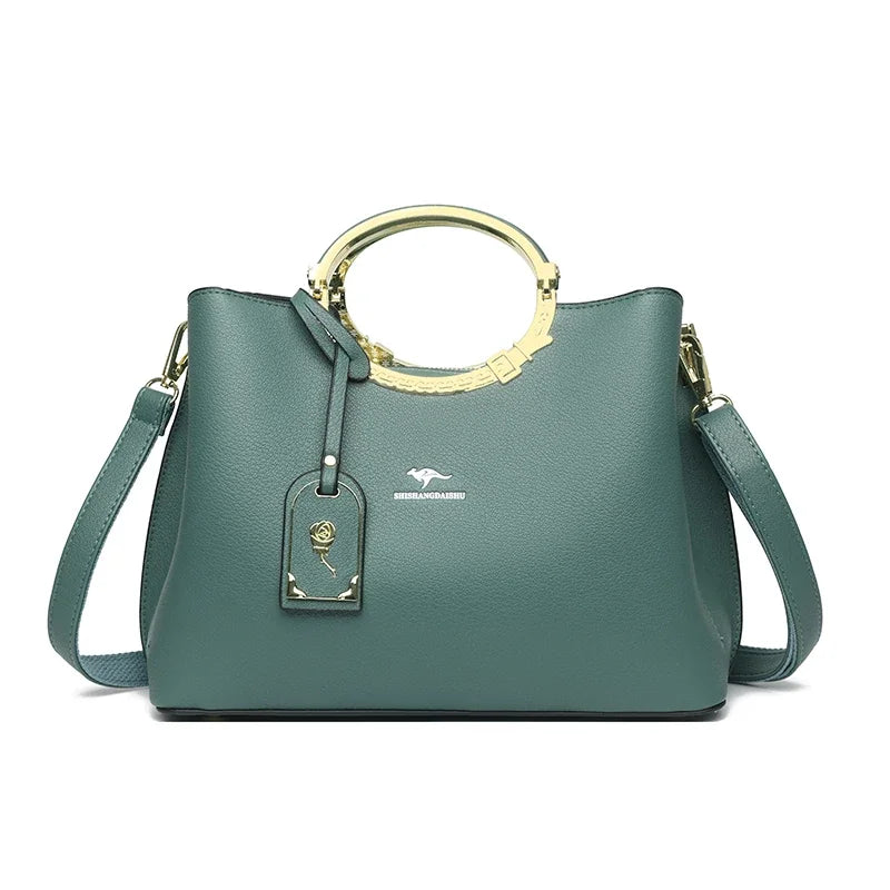 3 Layer Large Capacity Tote Bag Luxury Handbags Women Bags Designer Shoulder Bag High Quality Soft Leather Purses and Handbags