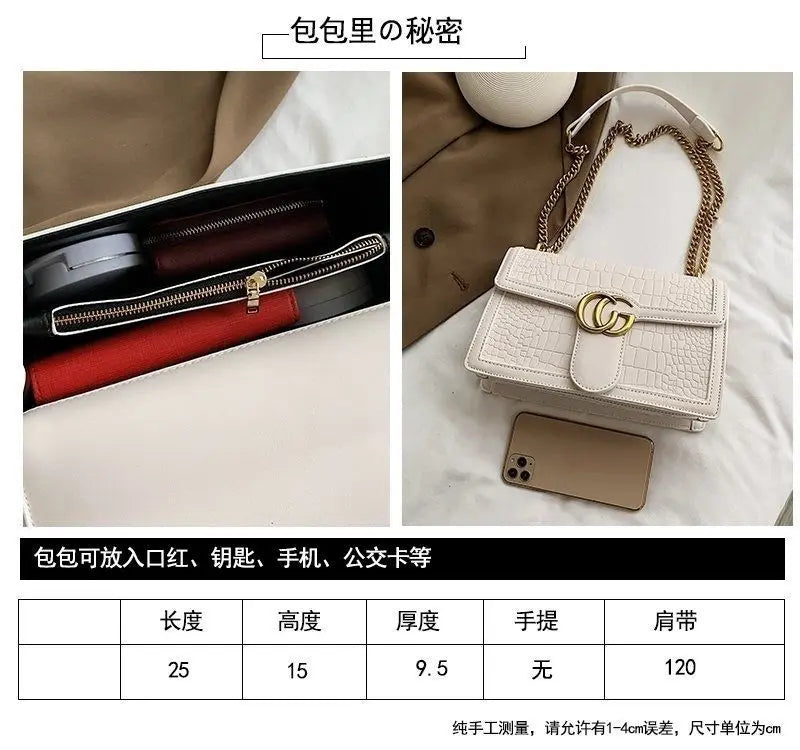 Luxury Design Style Bag - Popular Bag of 2025, Fashionable Chain Bag, Classic Multi functional Crossbody Bag, Underarm Bag