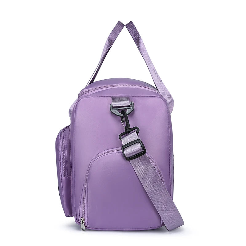 Travel Bag Large Capacity Weekender Overnight Carry On Duffle Bags with Shoe Compartment Sports Fitness Gym Bags for Women