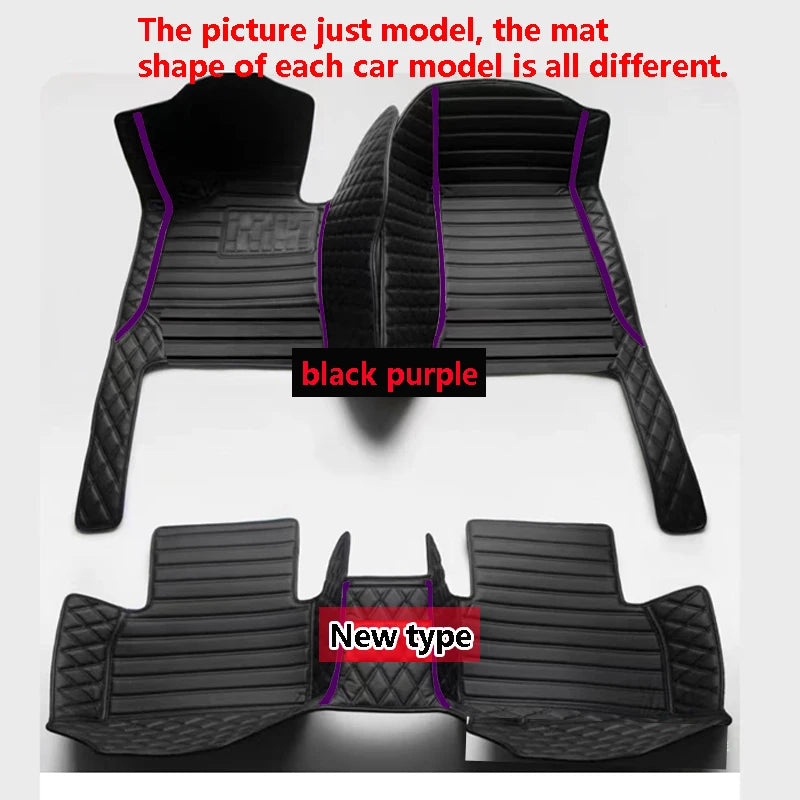 Car Floor Mats For Ford F-150 F150 F 150 4 Doors 2021 2020 2019 2018 2017 2016 2015 Interior Accessories Carpets Auto Styling