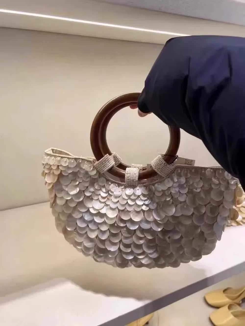 2025 Spring Summer New Women's Ethereal Tote Bag Exclusive Niche Design Elegant Handheld Purse for Daily Use Bags for Women