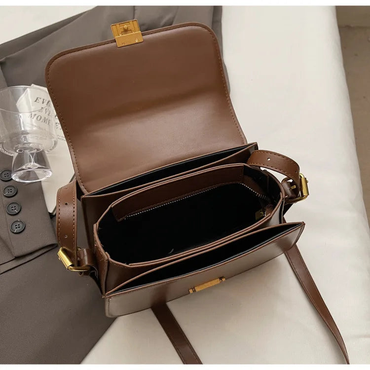 Fashionable Matte Ladies' Bag Versatile Crossbody Underarm Single Shoulder Bag Stylish Accessory for Casual Travel