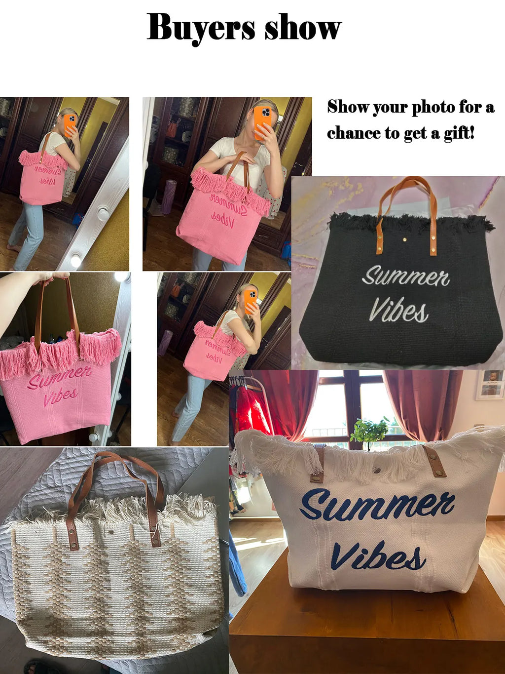 Handbag Woman Bag Design Simple Niche Travel  Beach Tote Bag Tassel Letter Embroidery Fashion Large Capacity Shoulder Bags 2022