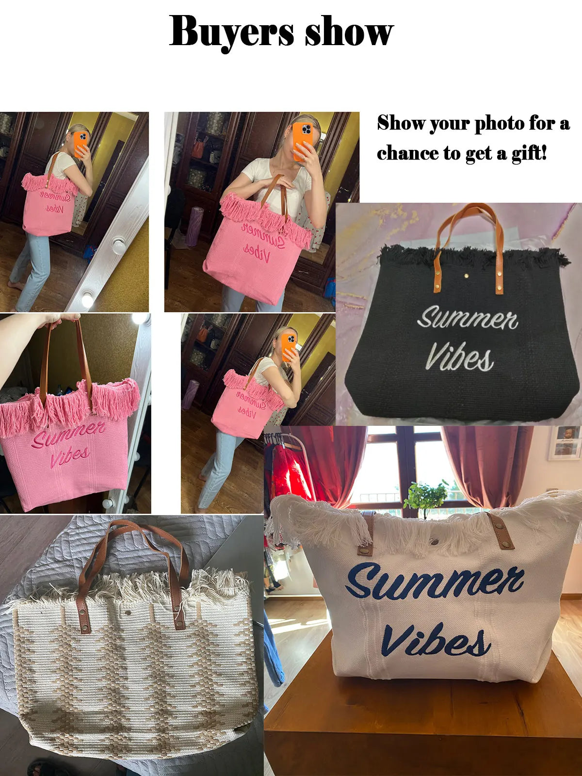 Handbag Woman Bag Design Simple Niche Travel  Beach Tote Bag Tassel Letter Embroidery Fashion Large Capacity Shoulder Bags 2022