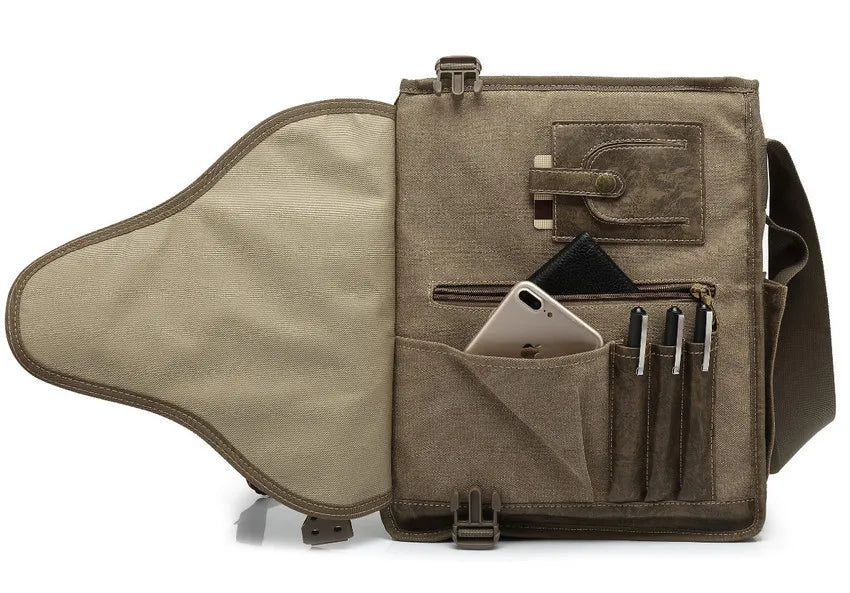 Man Messenger Shoulder Bag 2020 Canvas Business Casual Zipper Handbag Male Satchel Cross Body Bags Men bolsa crossbody bags sacs