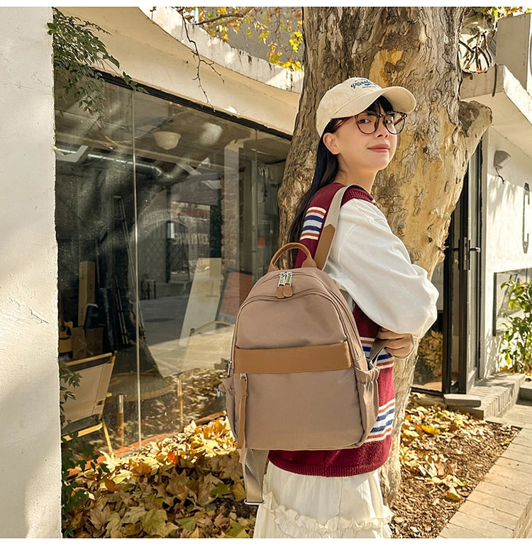 Luxury Brand Lady Fashion Backpacks High Quality Large Capacity Shoulder bags Waterproof Multi Functional Women's Handbags