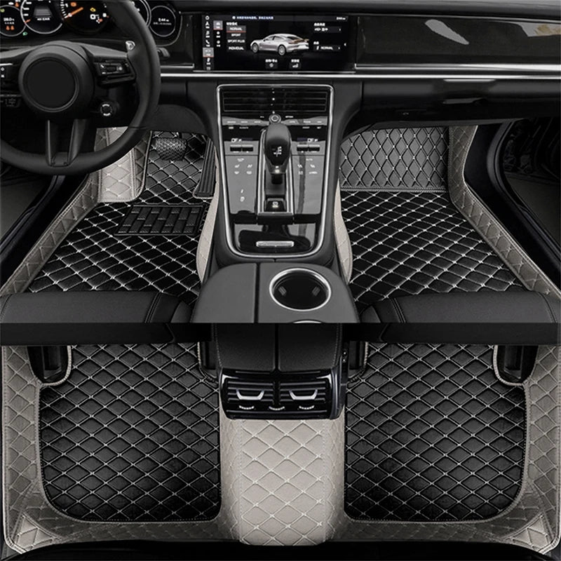 Car Floor Mats For Ford Fiesta Mk6 Mark VI Mk7 WS WT WZ 2009~2016 Anti-dirt Pads Car Carpet Non-slip Auto Rug Car Accessories