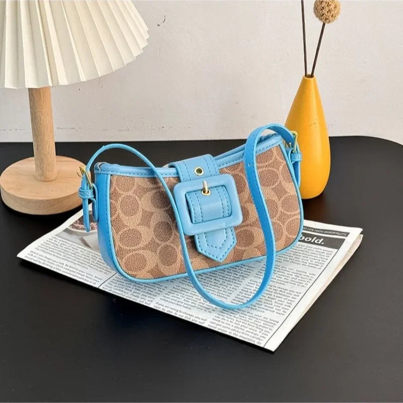 The High-end Underarm Baguette Bag 2025 New Style, Featuring A Star-studded Single-shoulder Bag with A Unique Hand-carry Design