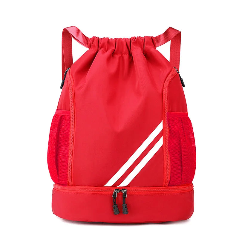 Fitness Gym Bag Backpack Women Men Basketball Backpack Outdoor Soccer Football Storage Bags Training Drawstring Sports Knapsack