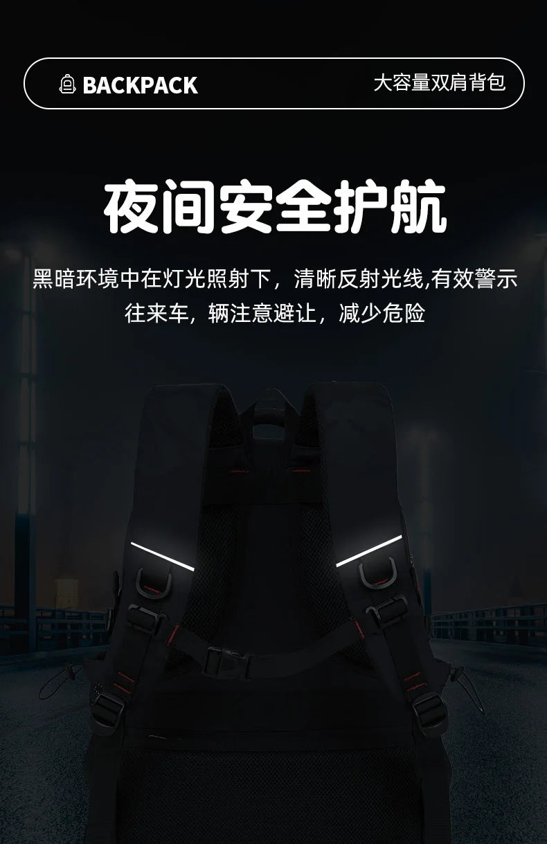 Backpack Primary School Middle School Students High School Bags Large Capacity Ultra-light Load Reduction Outdoor Travel Busines