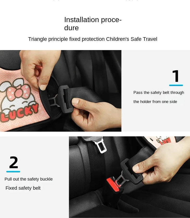 Kids Seatbelt Cushion Seat Belt Pillow Shoulder Pads Cushion Car Seat Strap Covers Protective and Lightweight for Boys And