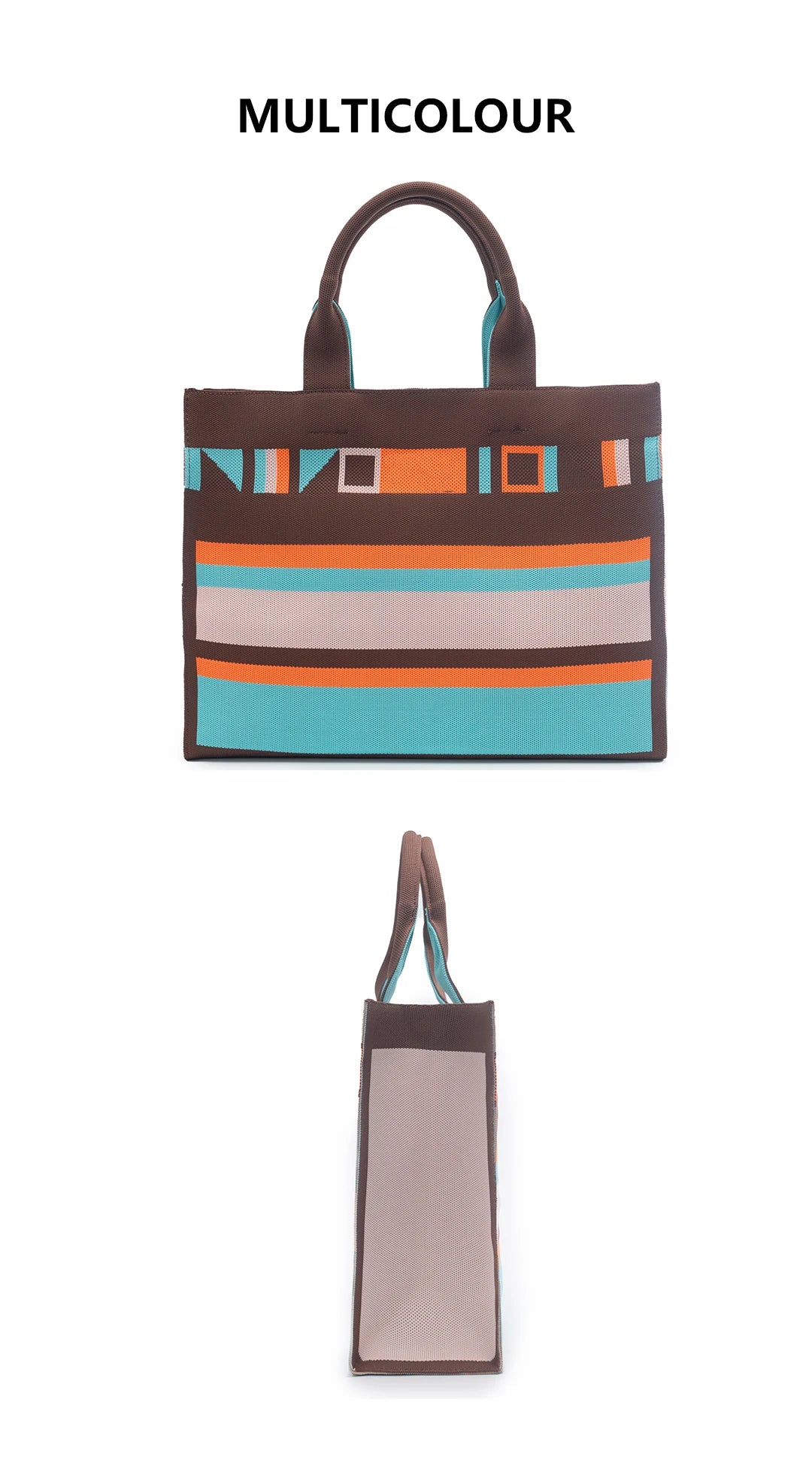 Luxury Brand Designed Women's Bag with Multi-color Splicing High-quality Handbag Exquisite Retro Multifunctional Shoulder Bag