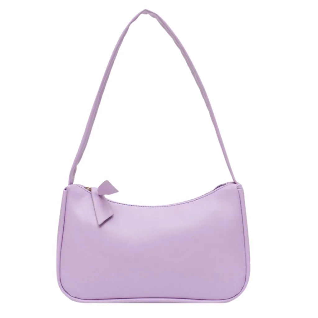 Retro Women Solid Color Zipper Phone Bag Hand Bag Shoulder Bag Armpit Bag Casual 2024 Bags For Women сумка женская